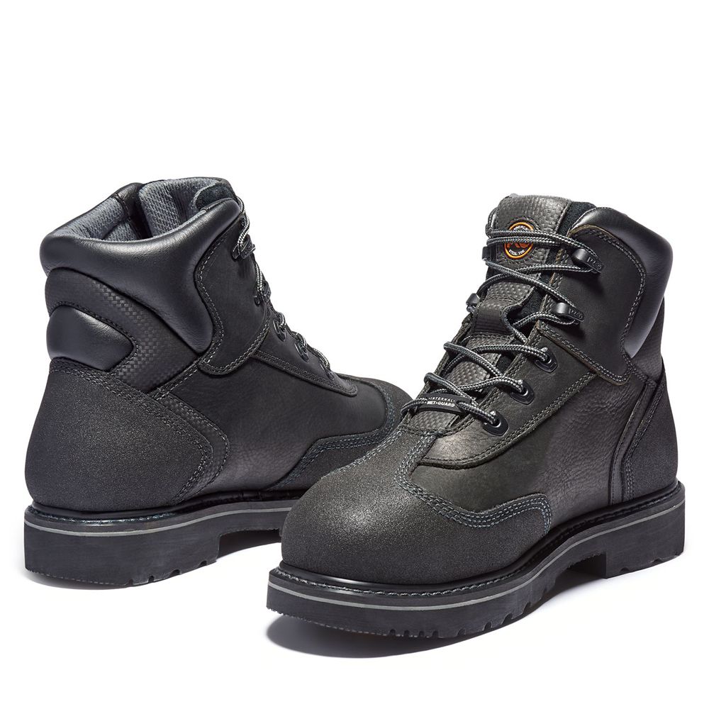 Bocanci De Muncă Timberland Barbati Negrii - Pro® Met Guard 6\" Steel Toe - Romania - VGYUDR460